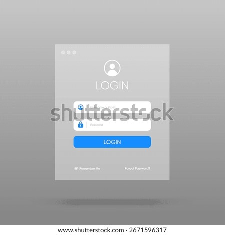 Set of Sign Up and Sign In forms. Registration and login forms page. Professional and User-friendly web and UI UX design elements. Modern Sign in and Register page. Username, email and password.