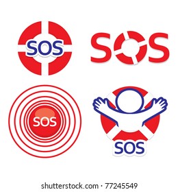 Set sign sos - the international distress signal.