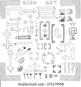 set of signs