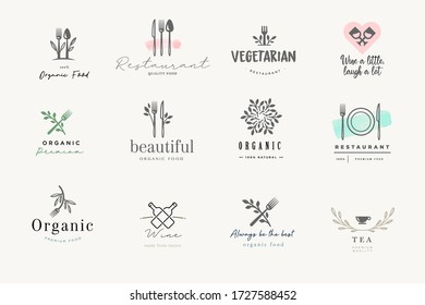 Set Beauty Health Logo Stock Vector (Royalty Free) 373210342 | Shutterstock