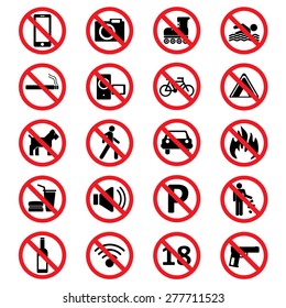 290,029 Forbidden icons Images, Stock Photos & Vectors | Shutterstock