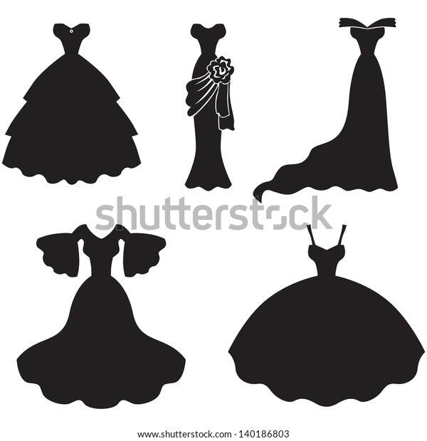 Free Free 349 Silhouette Wedding Dress Svg SVG PNG EPS DXF File