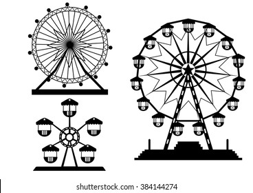 ferris wheel silhouette png