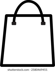 Set of silhouettes of handbags, Bags Shopping icon flat

