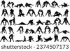 wrestling silhouette