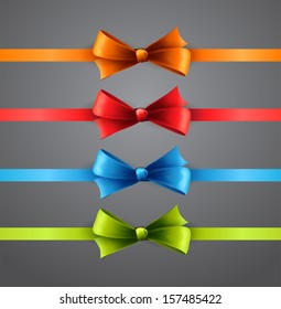 Set of silk ribbon