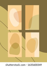 Set of simple abstract templates for stories on social networks. Modern vector illustration.