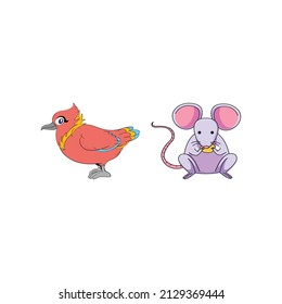 Set of simple animal character logo design-2