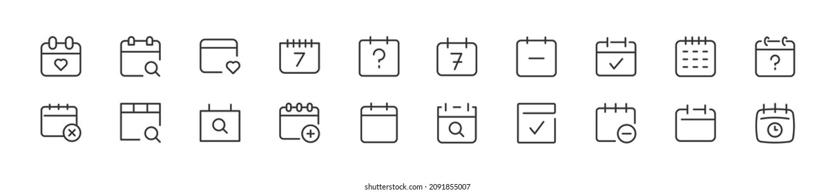 Conjunto de iconos simples de la línea de cita. Objeto de trazo de contorno. Envase de signos lineales. Perfecto para aplicaciones web y móviles.