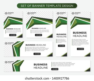 set of simple banner template design with modern and simple concept user for web page, ads, annual report, banner, background, backdrop, flyer, brochure, card, poster, presentation layout 