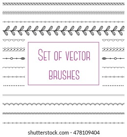 Set of simple brushes