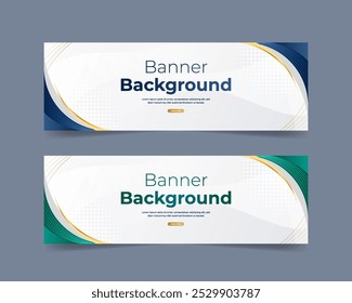 Conjunto de Plantilla de diseño de Anuncio de negocios simple