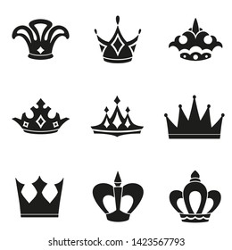 Elegant Crowns Vector Stock Vector (Royalty Free) 222441778