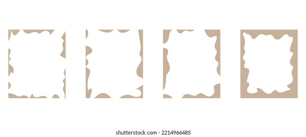 A set of simple curvy frames. Good for any project.