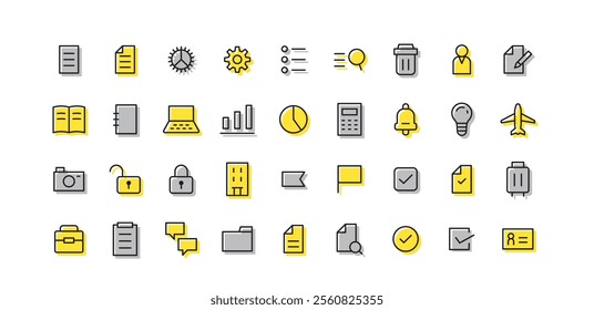 A set of simple and easy to use icons