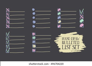 Set of Simple Editing and formatting icons for toolbar