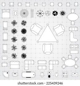 Floor Plan Icons Images, Stock Photos & Vectors | Shutterstock