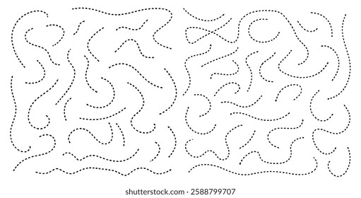 set of simple hand-drawn black arrows in various styles. A vector collection of sketch arrows, perfect for directional signs, navigation, and design elements in a minimalistic doodle style.