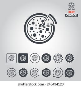 Set of simple icons for bar, cafe and restaurant