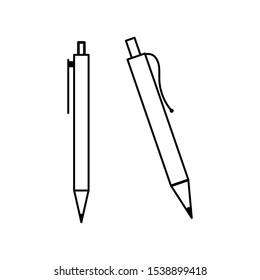 Set of simple icons with two handles