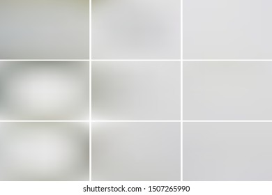 Set of simple plain background designs