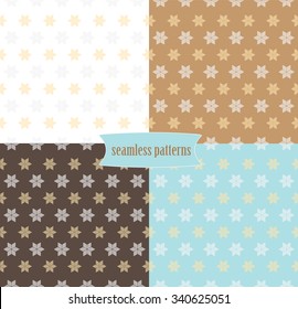 Set of simple retro backgrounds