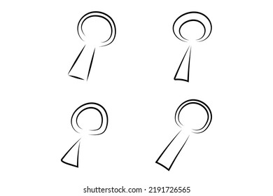 Un conjunto de simples iconos de búsqueda. Bien por cualquier proyecto.