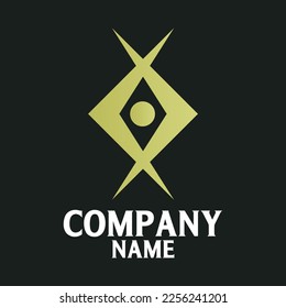 A set of simple templates for brand logos. Vector illustration