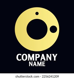 A set of simple templates for brand logos. Vector illustration