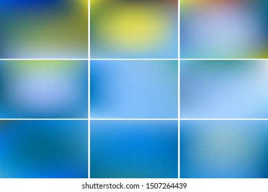Set of simple vector background designs