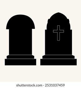 Set of simple vector crows, birds, Halloween