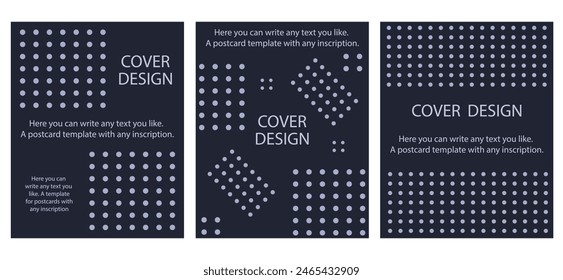 Set Simple vector Geometrical Posters Cover design in trendy monochrome Future Dusk 2025 color. Swiss Minimalism Geometry Shapes background collection. EPS 10