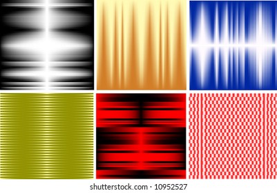 Set of Six Abstract Vector Backgrounds