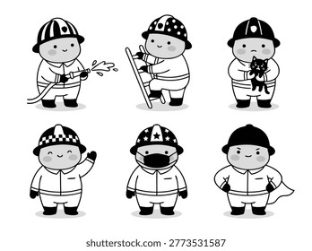A set six cartoon