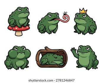 A set six cartoon