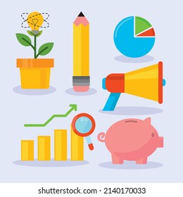 set of six entrepreneurship items
