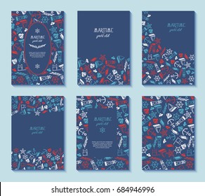Set Of Six Maritime Yacht Club Poster