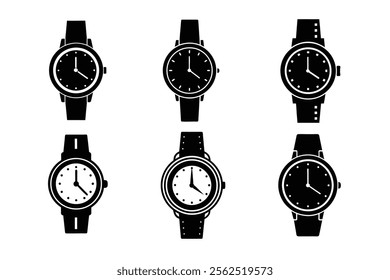 set of six wrist watch