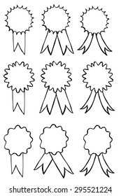 Set of Sketch Badges 
