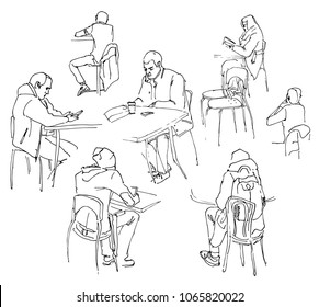 654 Bar stools sketch Images, Stock Photos & Vectors | Shutterstock