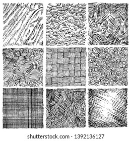 Set Sketch Textures Vector Stock Vector (Royalty Free) 1392136127 ...