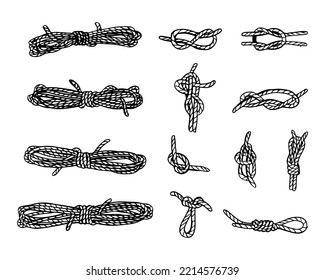 ROPE KNOTS Royalty Free Stock SVG Vector and Clip Art