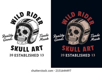 Set Skull Rider Helmet Dark illustration Skull Bones Head Hand drawn Hatching Outline Symbol Tattoo Merchandise T-shirt Merch vintage