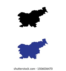 a set of Slovenia map icons