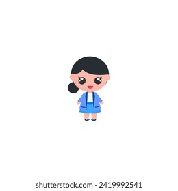 set of small children posing in blue clothes blue