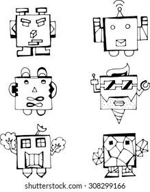 Set of small robot