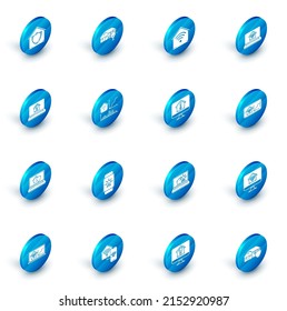 Set Smart house and light bulb, home with wi-fi, Laptop smart, under protection, Mobile phone and Computer monitor temperature icon. Vector