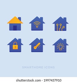 Set Of Smarthome Technology Icon Collection