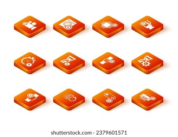 Set Smartwatch setting, Stopwatch, Time management, Hourglass, Gamepad and Wrist icon. Vector