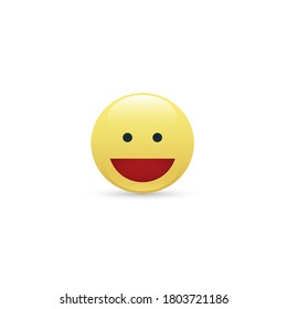Set of smile icons. emoji. 